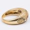 Vintage 18 Karat Gelbgold Ring mit Rubinen, Saphiren & Smaragden, 1970er 4