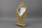 French Louis XIV Style Bronze and Brass Faceted Table Mirror, 1920s 16