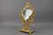 French Louis XIV Style Bronze and Brass Faceted Table Mirror, 1920s, Image 16