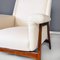 Mid-Century Modern Italian White Cotton & Beech Armchairs, 1960s, Set of 2 10