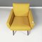 Mid-Century Modern Italian Armchairs in Yellow Fabric & Wood, 1960s, Set of 2 7