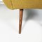 Mid-Century Modern Italian Armchairs in Yellow Fabric & Wood, 1960s, Set of 2 10