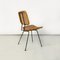 Moderne italienische Mid-Century Stühle aus Korbgeflecht & schwarzem Metall, 1960er, 6 . Set 11