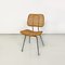 Moderne italienische Mid-Century Stühle aus Korbgeflecht & schwarzem Metall, 1960er, 6 . Set 10