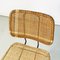 Mid-Century Modern Italian Wicker & Black Metal Chairs, 1960s, Set of 6 12