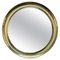 Mid-Century Italian Golden Steel Narciso Mirror attributed to Sergio Mazza, Artemide, 1960s 1