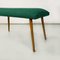 Mid-Century Green Fabric Bench, 1960s 2