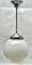 Hängelampe mit Lampenschirm aus Opalglas von Phillips, Niederlande, 1930er 13