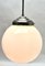 Pendant Stem Lamp with Opaline Shade from Phillips, Netherlands, 1930s, Image 2