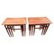 Tables Gigognes en Teck, Danemark, 1960s, Set de 2 1