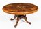 19th Century Burr Walnut Oval Coffee Table 18