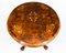19th Century Burr Walnut Oval Coffee Table, Image 11