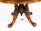 19th Century Burr Walnut Oval Coffee Table 13