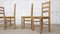 Brutalist Table & Chairs by Georges Robert, Set of 7 8