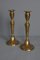 19th Century French Brass Candlesticks, Set of 2 2