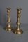 19th Century Brass Candlesticks, Set of 2 1