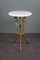 19th Century Side Table with Marble Leaves 1