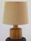 Lámpara de mesa Veigast de teca de BestForm Freudenberg, Imagen 11