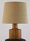 Lámpara de mesa Veigast de teca de BestForm Freudenberg, Imagen 6