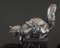 Cats with Snails Bookends in Spelter by Hippolyte Moreau, 1930s, Set of 2, Image 11