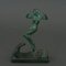 Woman with a Wave Sculpture in Spelter by Raymonde Guerbe, 1930s 1