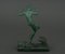 Woman with a Wave Sculpture in Spelter by Raymonde Guerbe, 1930s 5