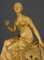 Orologio a pendolo in bronzo dorato, restaurato, Immagine 8