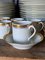 Limoges White and Gold Porcelain Service by Lafarge & Cie, Set of 81, Image 10