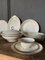 Limoges White and Gold Porcelain Service by Lafarge & Cie, Set of 81 6