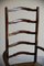 Arts & Crafts Ladderback Beech Carver Chair, Image 11