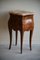 French Veneer Bedside Cabinet with Marble Top 11