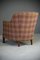 Edwardian Tartan Upholstered Armchair, Image 4