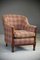 Edwardian Tartan Upholstered Armchair 1