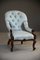 Victorian Upholstered Rosewood Armchair, Image 2