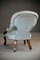 Fauteuil Victorien Rembourré en Palissandre 4