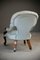 Victorian Upholstered Rosewood Armchair, Image 4