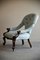 Fauteuil Victorien Rembourré en Palissandre 5