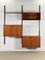 Danish Wall Unit System in Teak by Aef Møbler, 1960s, Set of 7, Image 1