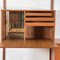 Danish Wall Unit System in Teak by Aef Møbler, 1960s, Set of 7 7
