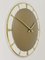 Large Brass Wall Clock from Junghans, Germany, 1950s, Image 6