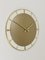 Large Brass Wall Clock from Junghans, Germany, 1950s, Image 7