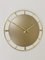 Large Brass Wall Clock from Junghans, Germany, 1950s, Image 2