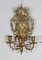 Mid-19th Century Napoleon III 3-Branch Gilt Bronze Candle Sconces, Set of 2, Image 5