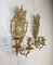 Candelabros Napoleón III de tres brazos de bronce dorado, mediados del siglo XIX. Juego de 2, Imagen 2