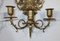 Mid-19th Century Napoleon III 3-Branch Gilt Bronze Candle Sconces, Set of 2 16