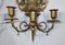 Mid-19th Century Napoleon III 3-Branch Gilt Bronze Candle Sconces, Set of 2, Image 16