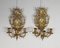 Mid-19th Century Napoleon III 3-Branch Gilt Bronze Candle Sconces, Set of 2, Image 1