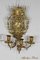 Vergoldete Bronze Kerzenleuchter, Vergoldeter Bronze, Mitte des 19. Jh., 2 . Set 10