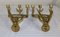 Empire Vergoldete Bronze Kerzenleuchter, Frühes 19. Jh., 2er Set 12
