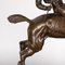 Französischer Künstler, Jockey & über einen Zaun springendes Pferd, 1900, Bronze 21
